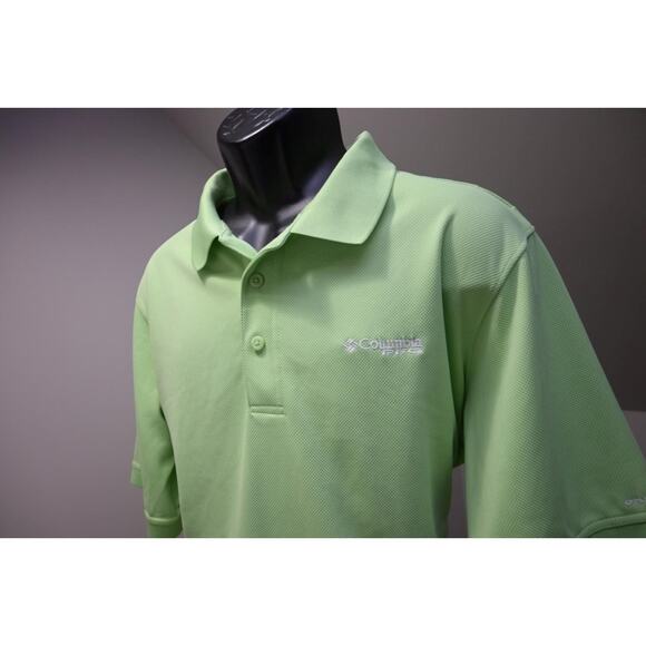 Columbia Other - Columbia PFG Performance Green Vented Fishing Golf Polo Shirt Mens Size XL